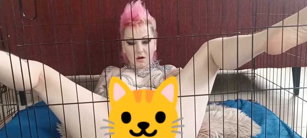 boobs caged lesbian masturbating nsfw pov clip