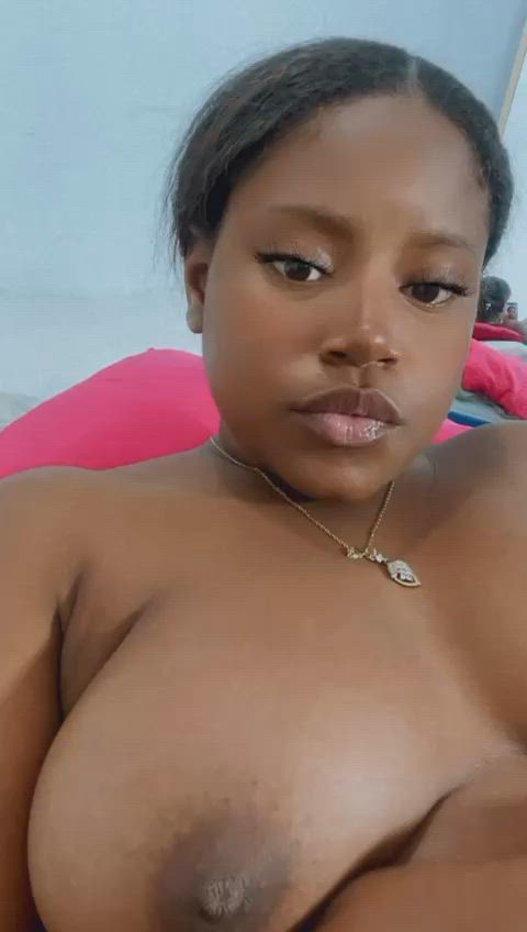 boobs cute ebony latina natural tits petite sensual smile teen tits clip