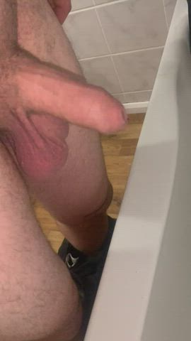 My average soft to semi pissing dick