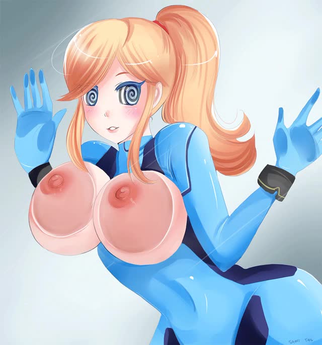Samus is hypnotized and trying to get to you through your screen