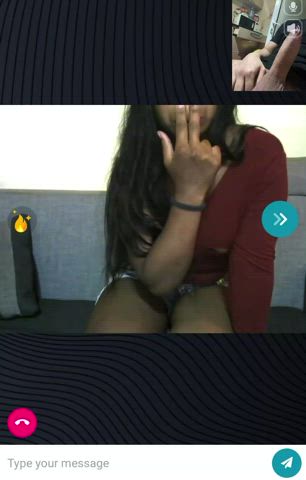 big dick big tits cam camgirl ebony masturbating tits webcam clip
