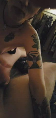 Hotwife Tatted Goth Couldn't Get Enough