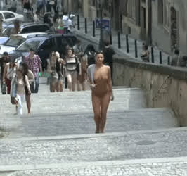 Flashing Nude Nudist Nudity Public clip