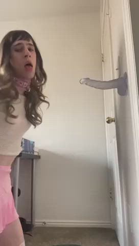 blowjob deepthroat sissy slut clip