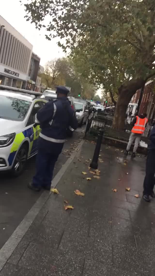 Police Car Gets Parking Ticket For Parking In Disabled Spot