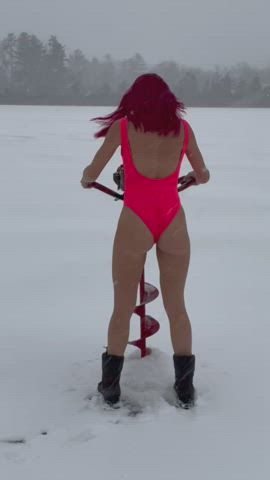 Ass Babe Bareback Bending Over Big Ass Bikini Boots Booty Legs OnlyFans Outdoor Redhead