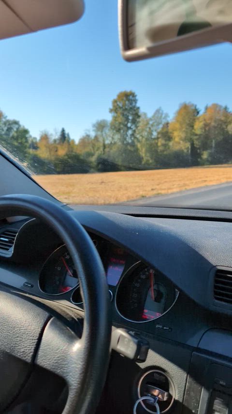 Driving with cum🥰