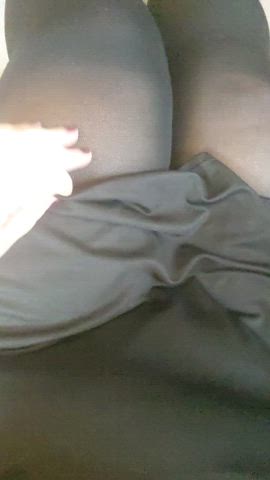 bbw flashing panties stockings thighs upskirt clip