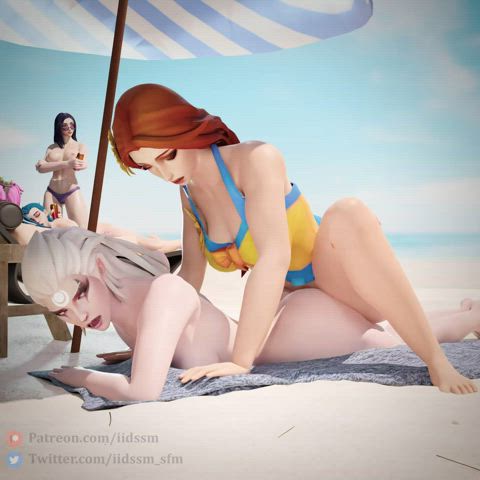 3d animation elf futanari clip