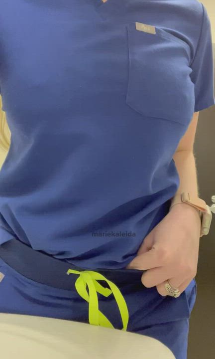 MILF Nurse Titty Drop clip