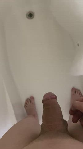 amateur big dick cock nsfw pov pee peeing pissing solo clip