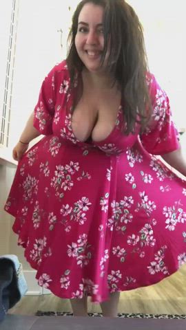 BBW Big Tits Dress clip