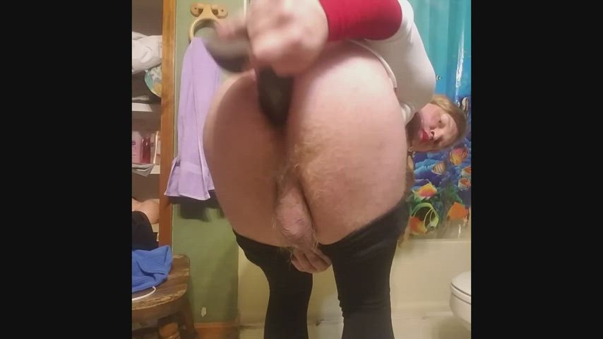 anal anal play ass bending over big ass crossdressing femboy rough sissy clip