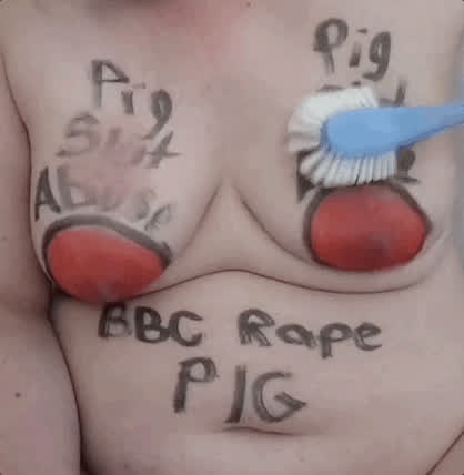 bbc degrading natural tits slave spanking submissive tits clip