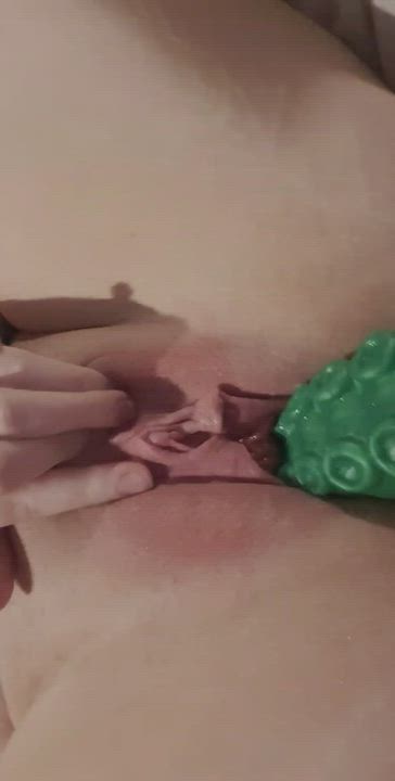 Clit Rubbing Dildo Masturbating Tentacles Wet Pussy clip