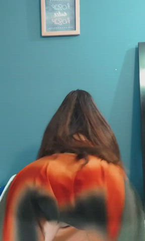 Ass Big Ass Bouncing Doggystyle Latina Long Hair Shaking Twerking White Girl clip