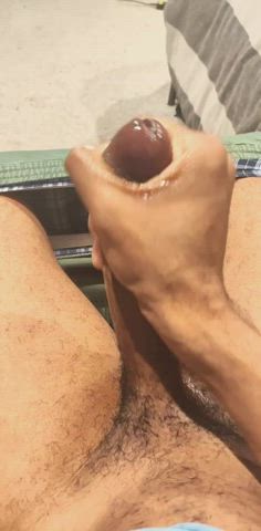 BBC Cock Milking Cum Male Masturbation Oil Solo clip