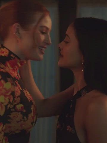 Camila Mendes Kissing Madelaine Petsch
