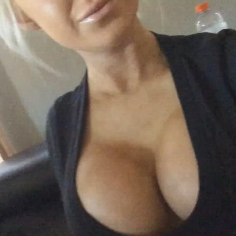 big tits blonde fake boobs bimbos clip