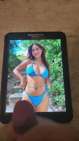 big tits bikini brunette college cumshot jerk off latina tribbing tribute clip