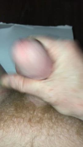 big dick close up cock cum dutch foreskin jerk off jerkmate male masturbation uncut