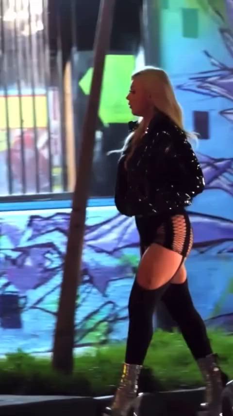 blonde emo escort goth model public white girl clip