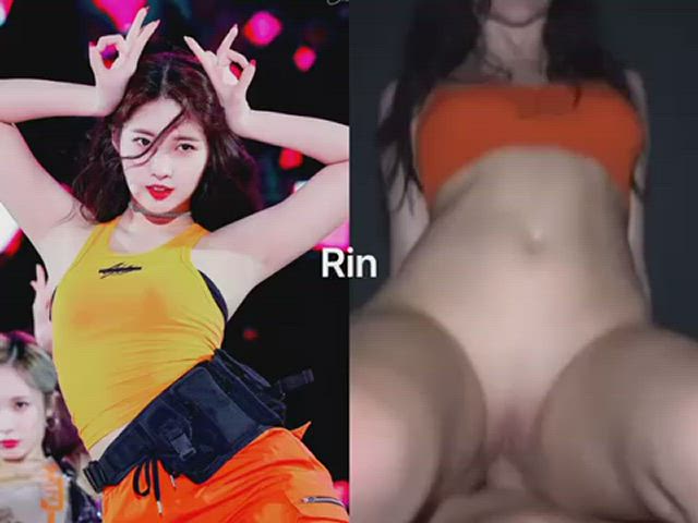 korean riding split screen porn clip