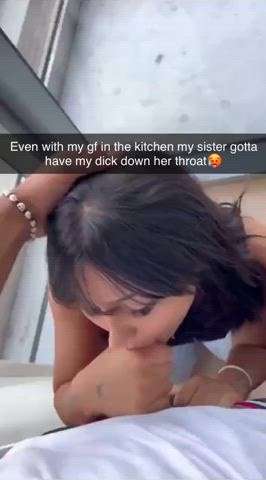 blowjob brother caption cheating sister clip