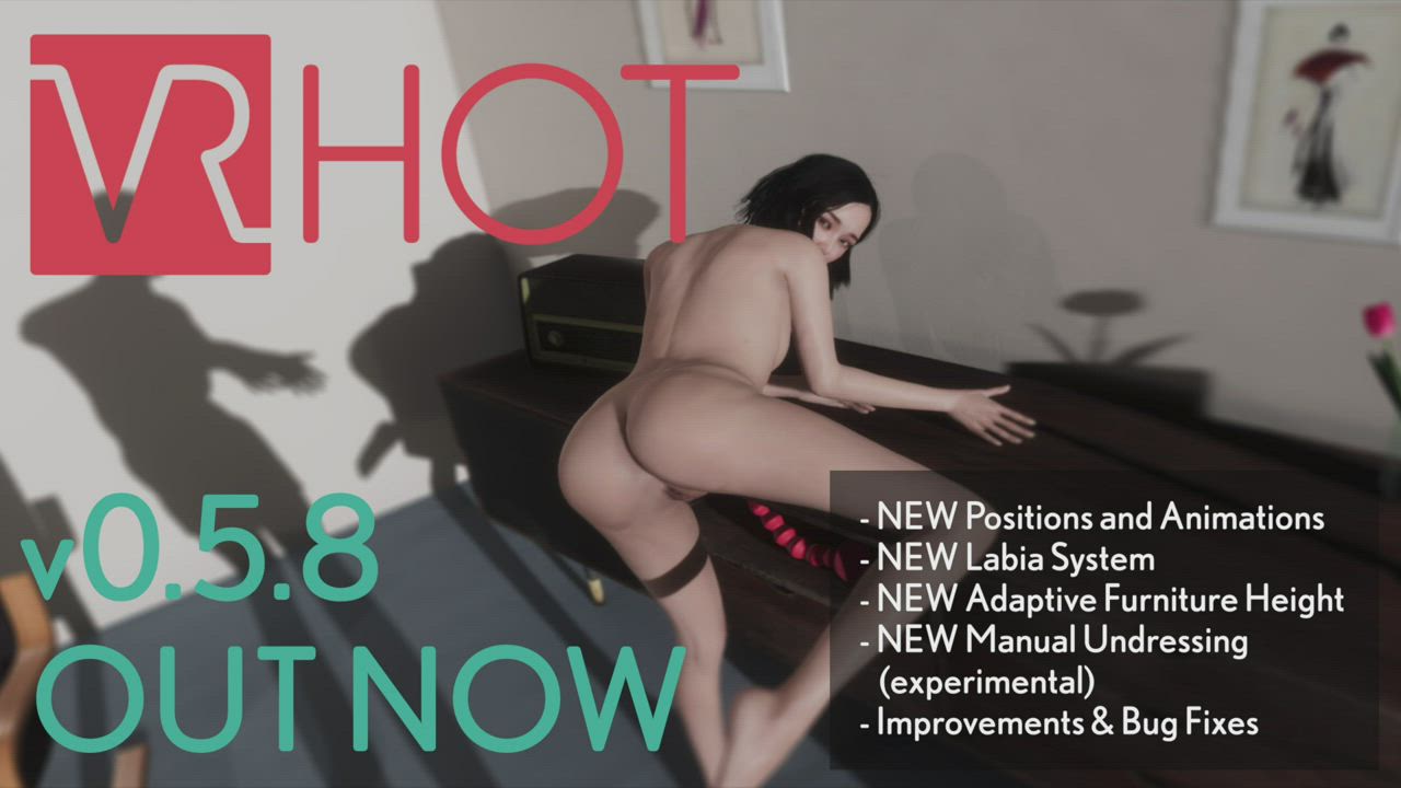 VR HOT 0.5.8 - feat. our first self-produced mocaps and manual undressing! (.)(.)