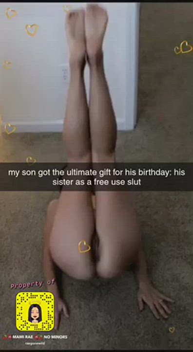 Slut for her bro