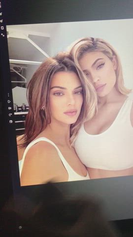 Cumshot Kendall Jenner Kylie Jenner Male Masturbation Masturbating Tribbing Tribute