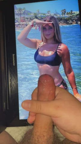 bikini cumshot tribute clip