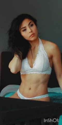 Asian Ass Boobs Cleavage Lingerie Seduction clip
