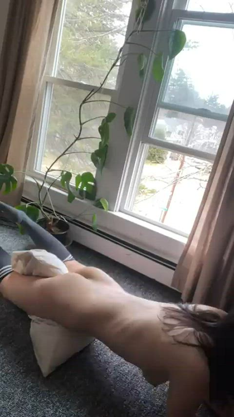 ass pillow humping socks clip