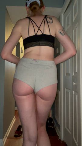 shorts slimthick tall tease clip