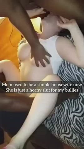 Simple mom turned into a slut