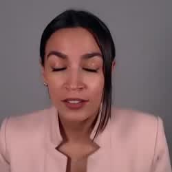 Just AOC and her cum worthy face. Nothing more
