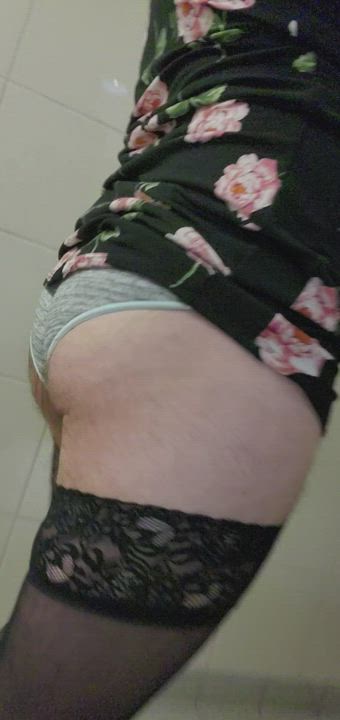 Gay Panties Public Sissy Stockings clip