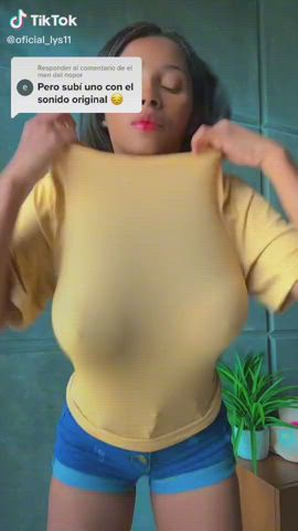 big tits boobs tiktok tits clip