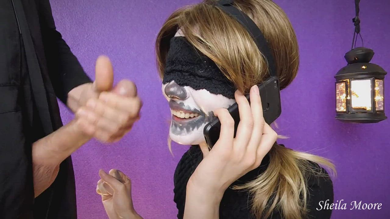 Cuckold Cum In Mouth Deepthroat Halloween Surprise Teen clip