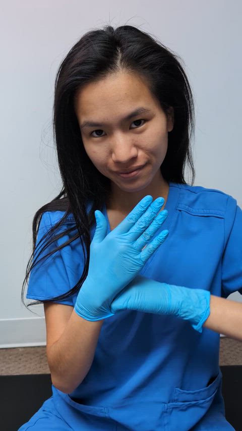 latex gloves medical medical fetish med-fet clip