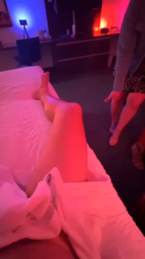 Compilation of a night out with a hotwife and her bull 