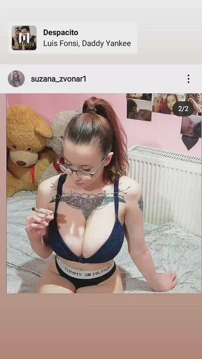 Big Ass Big Tits Croatian Cute Glasses Smoking Tattoo Teen clip