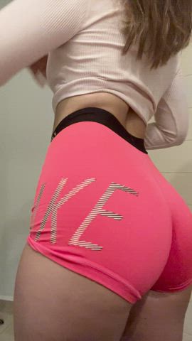 My tight shorts look so perfect on my ass