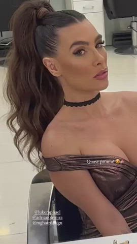 boobs brazilian brown eyes brunette facial goddess hair labia latina tease clip
