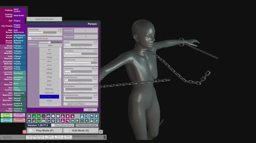 3D Female Toy clip