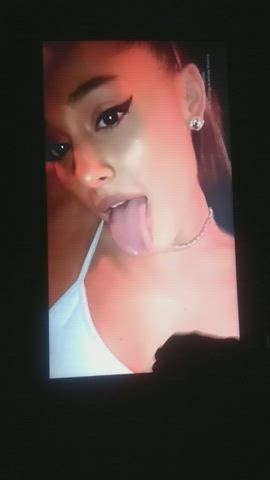 ariana grande cum tribute clip