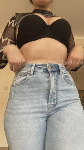 ass jeans strip clip