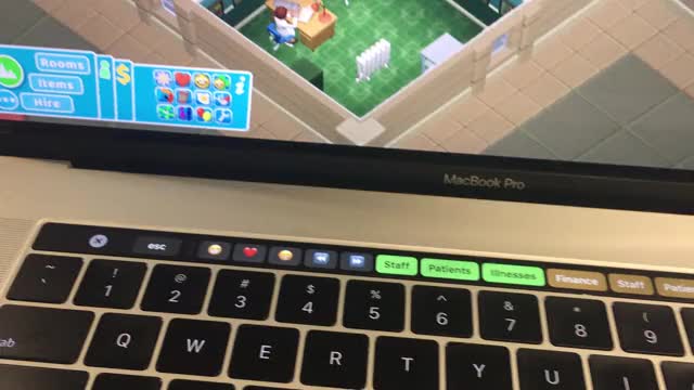 Two Point Hospital Macbook Pro Touch Bar Shortcuts