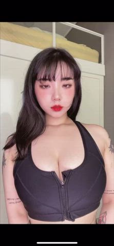 big tits boobs korean clip